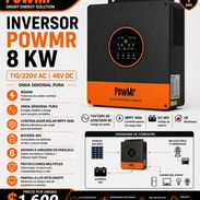 Inversor Híbrido PowMr - 48v - 8000w - Brinda 110v y 220v - Precio: 1600 USD - Img 57783781