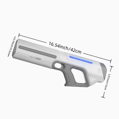 Pistola de Agua Eléctrica con Carga Automática y Luz LED. Nueva - 2/6
