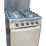 Venta Cocina con horno Royal 4 hornillas 24" magneto, luz en el horno, tapa de cristal, (595x500x860) - Img 55077977