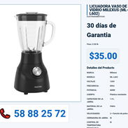 LICUADORA VASO DE VIDRIO MILEXUS (ML-L602) VPT-0226 - Img 55992599