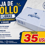 CAJA DE POLLO MUSLO CONTRAMUSLO 33 LIBRAS/35 USD - Img 56707076