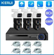 👀Sistema de 6-8 cámaras de vigilancia 6MP HD, POE, doble Camara PTZ, 8CH + 2TB + 6cam o 8 cam. Nuevo en su 📦! - Img 50373986