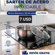 Sartén acero inoxidable 2 litros - Img 56681945