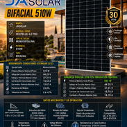 ☀️510W ☀️ PANEL SOLAR JASOLAR BIFACIAL MONOCRITALINO. MENSAJERÍA CON FACTURA Y GARANTÍA. 📲 54833699 - Img 56942365