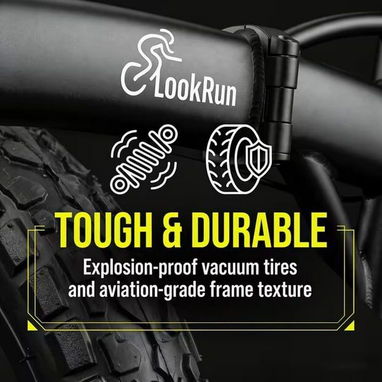 🚲 Bicicleta Eléctrica Plegable LockRun 400W – Ruedas de 14" - Img 123713038