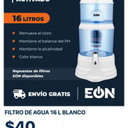 💧 Filtro de agua EÓN 16 litros blanco | Carbón activado y envío gratis 🚚 - Img 58234973