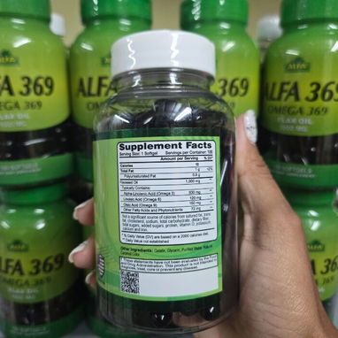 Omega 369-Alfa Vitamins-100 (Omega 3,Omega 6,Omega 9) - 2/2