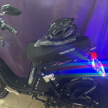 Bicimotos Yoazaky 707 año 2026 con casco y forro de asiento - 2/6