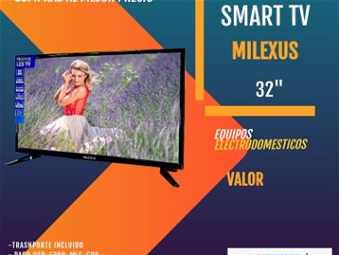 Smart TV 32 pulgadas. Jvc, vivamax, royal y milexus - Img 68625949