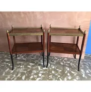 ⚜️ Pareja de Mesas recién restauradas | Entrega incluida 🚛 - Img 50366192