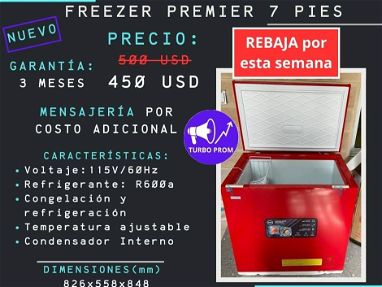 Venta de freezer, de varias medidas - Img 68893475