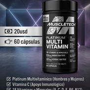 Muscletech multivitamina 60 cápsulas - Img 57135582