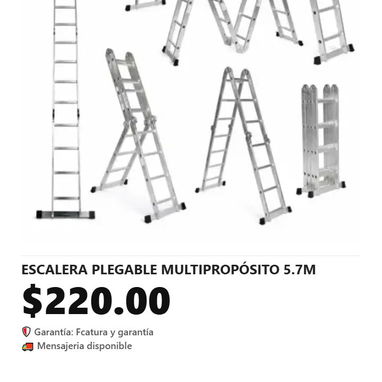 ESCALERAS PROFESIONALES Y DOMÉSTICAS Nuevas en Caja y Con Garantía - Img 123012797