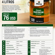 LASUR MACYDECOR SATINADO INCOLORO 4 L NUEVOS !!!! - Img 51484450