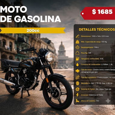 Moto de combustión 200cc - 2/4