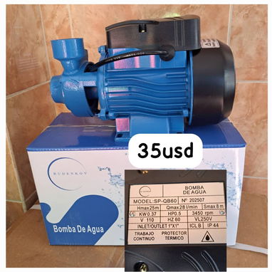 Motor de agua 1hp, bomba de agua 1hp - Img 122471222