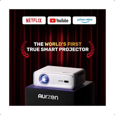 (X) Proyector inteligente D1 con WiFi y Bluetooth $132.92 - Img 126574150