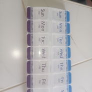 Organizador de pastillas, recordatorio de medicamentos con tapas, 7 días, a. m./p. m - Img 55431276