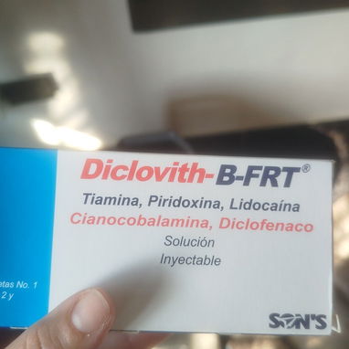 Diclofenaco con lidocaina y vitamina B1, B6 y B12 - Img 123402987