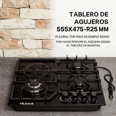 Cocinas empotrables de 5 de 4 y de 3 quemadores - Img 118305031