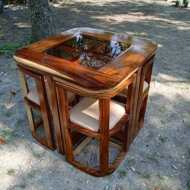Hermosas mesas de comedor, ideales para ahorrar espacio sin perder la elegancia - Img 118203606