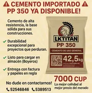🚨Cemento Importado PP 350 - Img 50585982