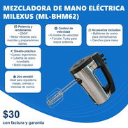 Mezcladora de mano eléctrica Milexus - Img 56456075