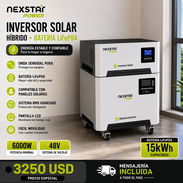 Inversor nexstar 6 kw con bateria de 15 kwh 3250 usd con 🚗 - Img 55758499