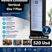 Nevera Exhibidor Vertical Eko 7 pies, Garantía de 1 mes, Entrega gratis según municipio - Img 57802735