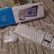 Kit de Teclado y mouse gamer blanco 🤍 - Img 45762065