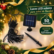 Luces Led Blanca para Arbolito con Panel Solar - Img 58045370