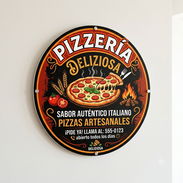 Cartelería personalizada para pizzería - Img 57287387