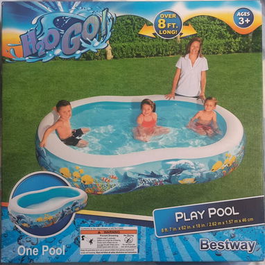Piscinas inflables Bestway(marca💯) para que tu niñ@ se refresque en este calor: redonda 30usd y grande ovalada 100usd - Img 123128252