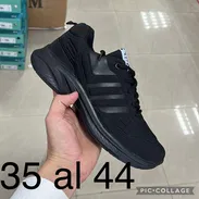 Tenis negros completos unisex 35 al 44 6000. - Img 53330131