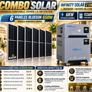 Combo inversor 6kw + 6 paneles solares de 650 - Img 57888394