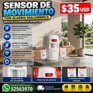 ALARMA INALÁMBRICA CON SENSOR DE MOVIMIENTO PIR - Img 58061697