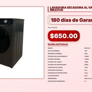 LAVADORA SECADORA AL VAPOR 10KG MILEXUS . - Img 56933264