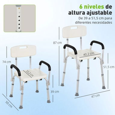 Silla de Ducha para Personas mayores - Img 121948826