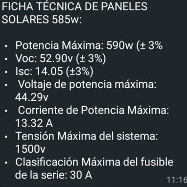 Paneles solares de 750W y 585W por unidad y por Parle - Img 120555672