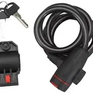 o cup, mlc, euro ⭐⭐___CANDADO DE CABLE O TIPO CADENA... con doble llave 1 m color negro__5-46996-82 __ - Img 54097021