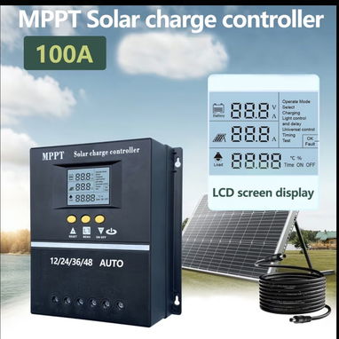 Cargador MPPT Panel Solar 12/24/36/48v 100A Gestión Automática - Img 122257219