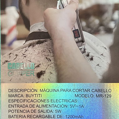 Maquina de pelar portátil, 1200 mah batería, muy buena con pantalla digital - Img 115739785