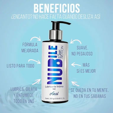 Lubricante Anal Dilatador Desensibilizante Nubile 250 ml - Img 121235243