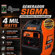 Planta eléctrica Sigma de 4000W PRECIO: 950 USD Mensajería incluida en dependencia del lugar - Img 57890243