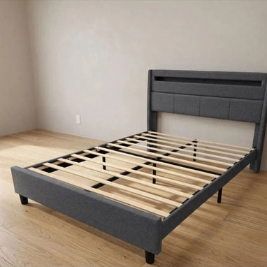 Cama full con gavetas y luces led 300 usd mensajería disponible para toda la habana - Img 123115515
