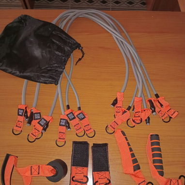 🤸🏾‍♂️ GYM🤸🏾‍♂️ KIT DE BANDAS DE RESISTENCIA CON ACCESORIOS. SERVICIO DE MENSAJERÍA CON FACTURA. TL 54833699 - Img 119181258