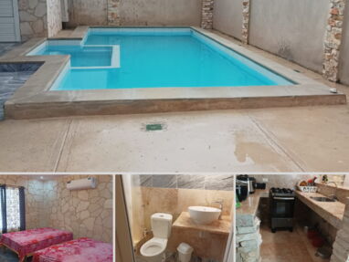 ⭐Renta casa en Boca Ciega con piscina+3 habitac+3 baños+cocina al frente de la playa - Img 65579223