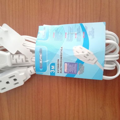 ⚡ EXTENSIÓN ⚡BLANCA DE 3M - S.P.C. MENSAJERÍA CON FACTURA Y GARANTÍA. TL 54833699C - 2/4