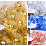Globos transparentes con confeti(DV) - Img 57578120