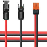 15metros.Cables fotovoltaicos para EcoFlow .Cable solar calibre 10 de cobre bañado de estaño ,con sus conectores (xt60i - Img 55542443